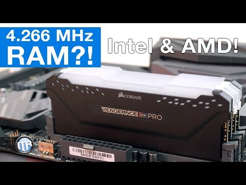 Video: Ist Die RAM-Geschwindigkeit Für Spiele Unter Intel Wichtig? Testspeicher Bis 4000MHz