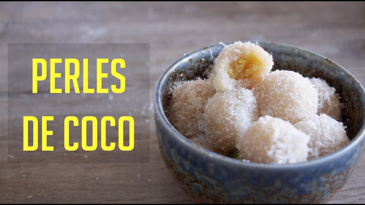 Boules de coco asiatiques à la farine de riz gluant (perles coco) comme  dans les restaurants chinois ! - Recettes de cuisine Ôdélices