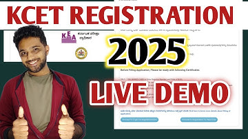 HOW TO DO KCET REGISTRATION 2025? | KCET APPLICATION FORM 2025 | KANNADA