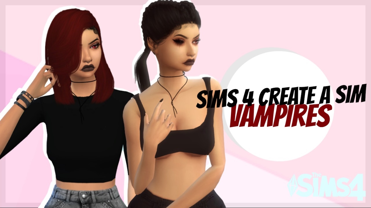 Sims 4 Create a Sim|| Vampire - YouTube