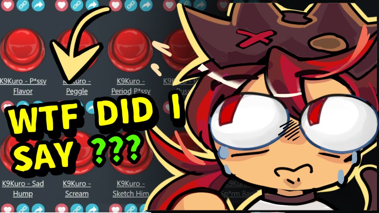 K9KURO reacts to his CURSED soundboard