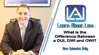What is the Difference Between a DUI, OWI and DWI?