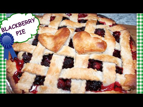 COMO FAZER CASEIRO BLACKBERRY PIE | BERRY Pie Receita DO RISCO