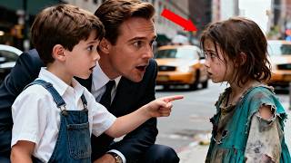 Dad, That Homeless Girl Is My Sister! Cried The Millionaire's Son, Pointing At The Street Child...