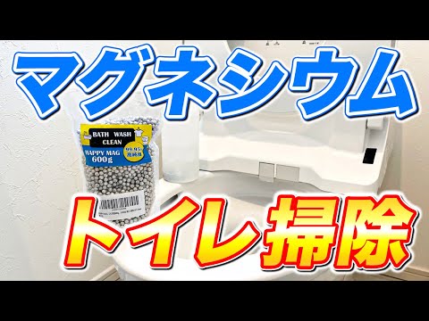 【洗濯より使える】マグネシウム水でトイレ室内を拭き掃除をする方法！