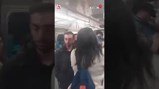 Ekrem İmamoğlunun Gözaltına Alınması Metroda Protesto Edildi