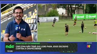 Tigre terá baixa importante para duelo decisivo em Chapecó