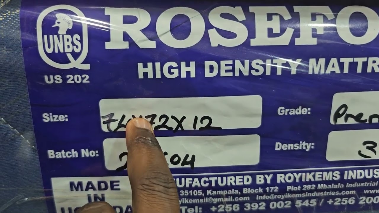 Rose Foam Mattress High Density 6*6*8inches.