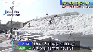6強の地震から8年　高齢化率は5割超え　長野・栄村(19/03/12)