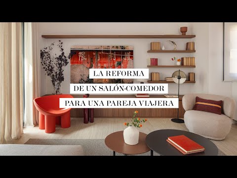La reforma de una casa con un salón-comedor muy especial para una pareja viajera | DecoraciónTV