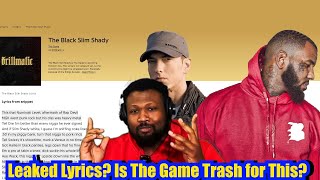 The Game Black Slim Shady Lyrics Snippet Leaked | Catch Up Xtra