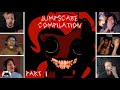 Gamers react to jumpscares in different games part 1