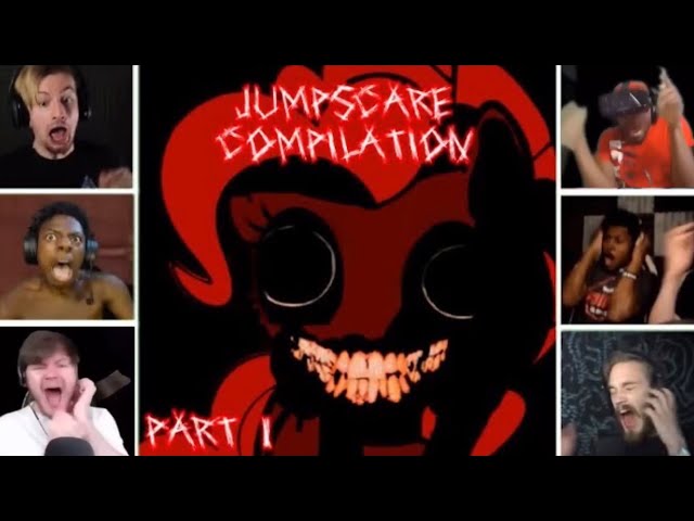 Gamers React to Jumpscares in Different Games (PART 1) class=