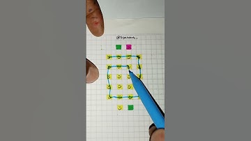 Draw A Checkered path with smile #shorts #drawing #youtubeshorts #art