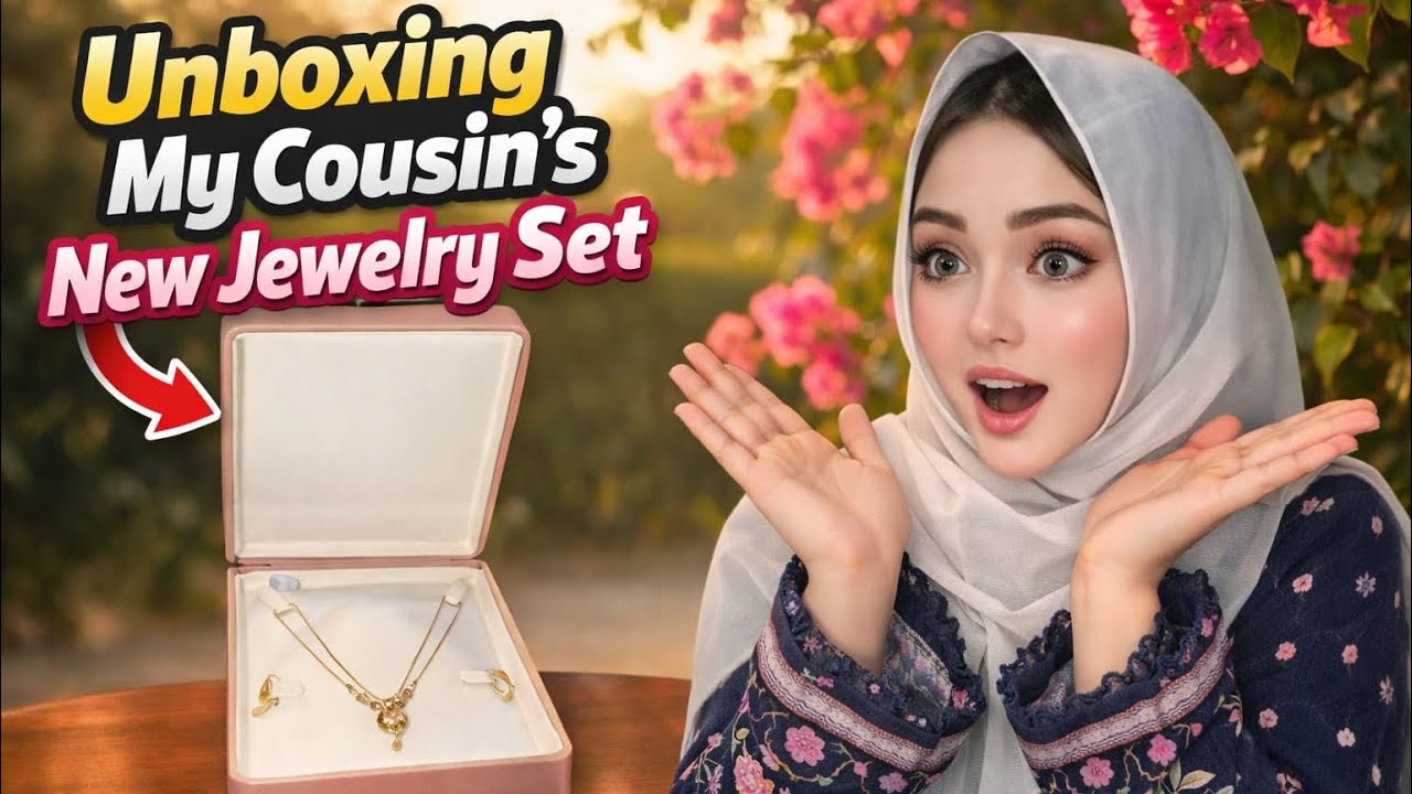 Unboxing My Cousin’s New Jewelry Set💕💞||mari behan k mobile screen tot gaye 💔|