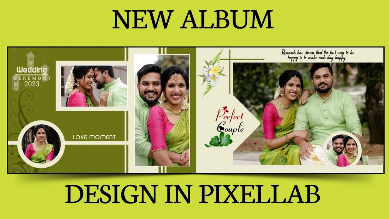 Wedding Album Design in Photoshop 2023