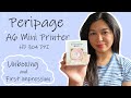 Peripage A6 Mini Printer HD 304 DPI | Unboxing and First Try Out