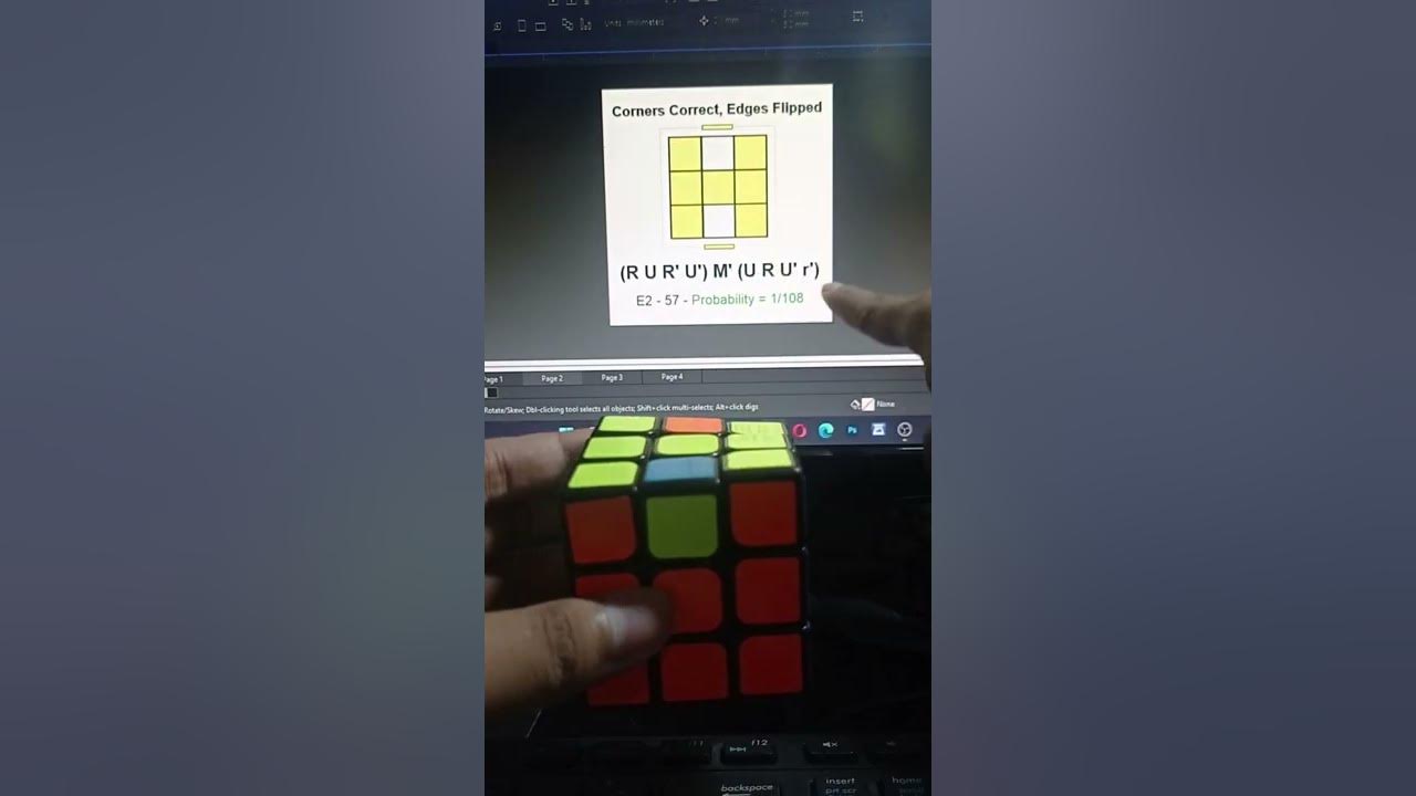 CubeSkills OLL Algorithms E2 57 Solve a Rubik's shorts YouTube