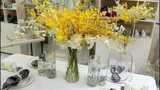 DIY Wedding Centerpiece Decor Demo Using Water Pearls and Orchids - Easy Affordable Options