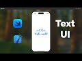 Add Text | Font | Size | Weight | Color | Custom | UI | Swift | iOS | App | Xcode