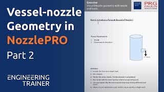 Vessel-nozzle geometry in NozzlePRO (Part 2)