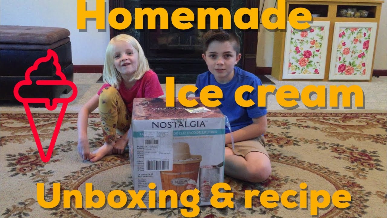 PIONEER WOMAN ICE CREAM MAKER UNBOXING + ICE CREAM MAKING 