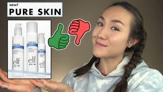 elf PURE SKIN Skincare Review (Ingredients Focused)