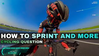 Paano lumakas sa sprint, Paano tumagal sa long ride, & more Cycling related questions. (Q&A)