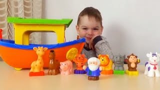 Животные для самых маленьких Ноев Ковчег Интерактивная развивающая игрушка от Будинка Іграшок Животные для самых маленьких Ноев Ковчег Интерактивная развивающая игрушка от Будинка Іграшок