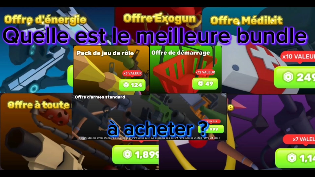 Quelle est le meilleure bundle à acheter sur Rivals ? - YouTube