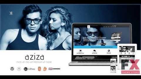Preview Aziza - Responsive Multipurpose WordPress Theme