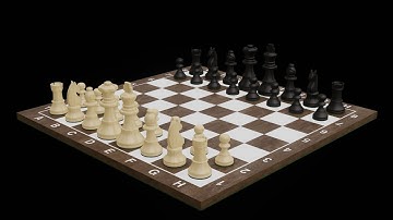 chess game / EEVEE render engine