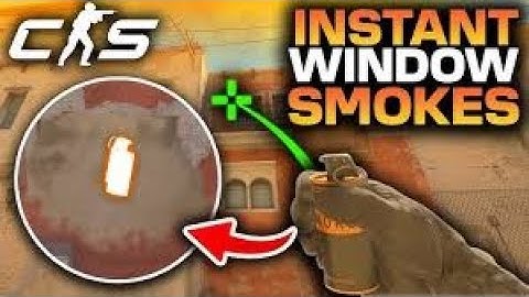 THE NEW BEST AND EASIEST MIRAGE WINDOW SMOKE IN CS2!!! NEW LINEUP!!