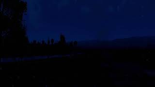 M1128 Late Night Animated Wallpaper HD 1080p Raining Tank Background screenshot 5