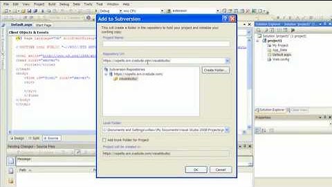 Getting started with Visual Studio and AnkhSVN