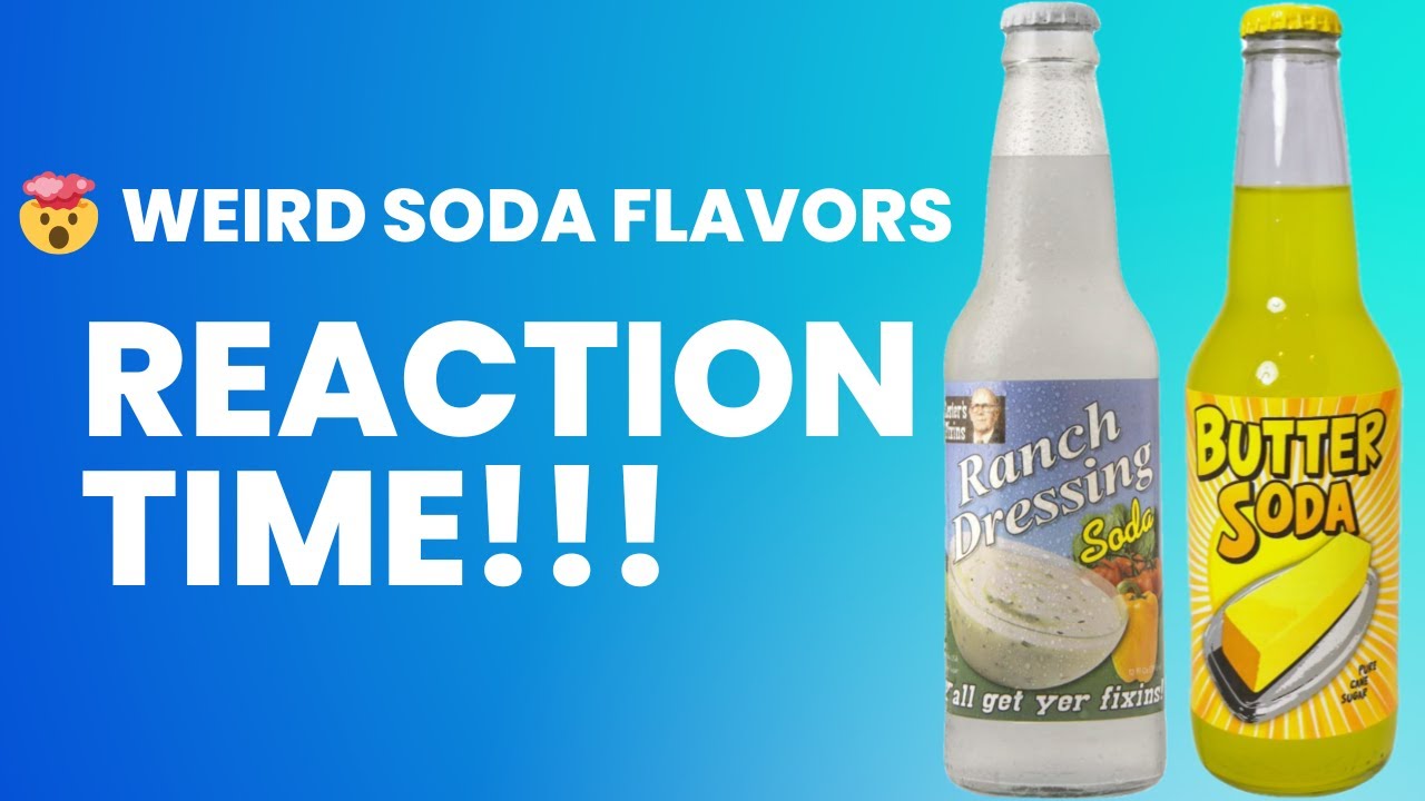 BUTTER Soda & RANCH DRESSING Soda REVIEW, Taste Test