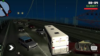 GTA Sanandreas BUS vs police 🚔 #gtasanandreas #gaming #gtaonline #youtube screenshot 1