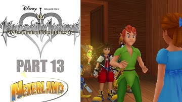 KINGDOM HEARTS: RE Chain of Memories Walkthrough (PROUD) Part 13 Floor 9 | Neverland Part 1