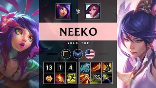 Neeko Top vs Fiora - NA Diamond Patch 25.18