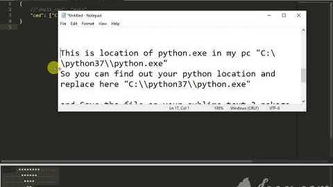 How To Run Python in Sublime Text 3 - Press On Your Keyboards CTRL+B