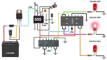 FREE CKP CMP and HALL effect tester Diagram