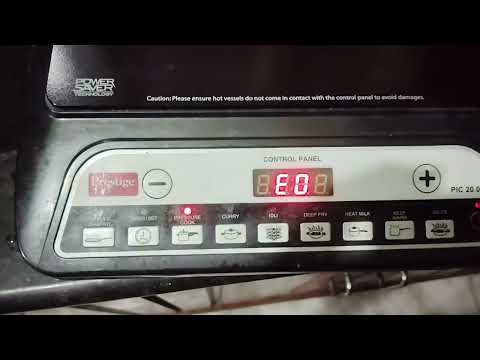 Prestige Induction cooktop EO error solved 