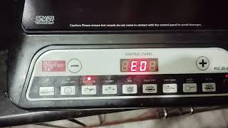 Prestige Induction cooktop EO error solved 