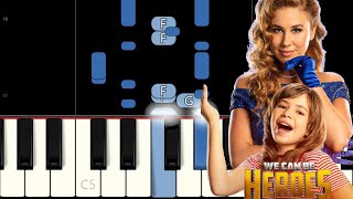 A Capella and Ms. Vox - Heroes (Piano Tutorial) [Synthesia] | We Can Be Heroes