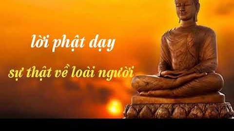 Lời Phật Dạy - 4 sự thật về Loài Người khiến chúng ta không khỏi chạnh lòng nhân quả luân hồi