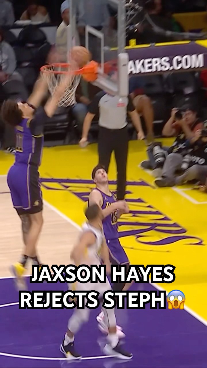 Jaxson Hayes erases Steph Curry’s layup