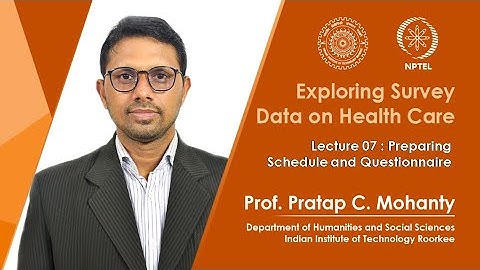 Lecture 07: Preparing Schedule and Questionnaire