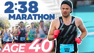 How I Ran A 2:38 Marathon Aged 40
