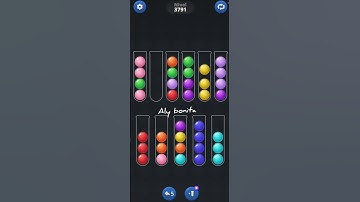 Ball sort puzzle level 3791 #nivel #puzzle #resolución #level #colors #gaming #gameplay