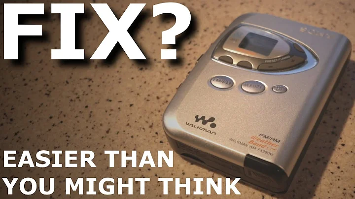 It's (usually) easy to fix a cassette player!